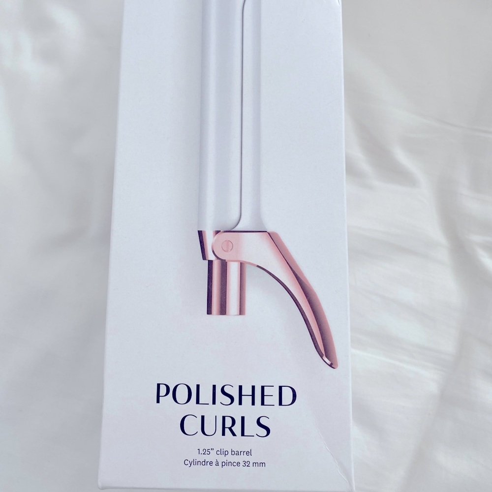 T3 Polished curls 1.25 inch clip barrel
